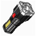 thumbnail image 1 of Torche LED Ultra Puissante, Lampe de Poche LED Rechargeable, Lampe de Poche Réglable et Zoomable pour Camping Randonnée Urgence-Argent, 1 of 4
