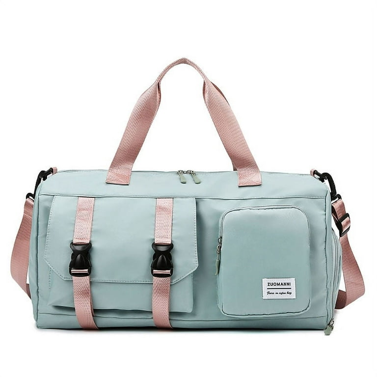 Letter Detail Sport Bag Travel Bag Double Handle Aesthetic