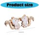 thumbnail image 3 of Removable Waist Tighteners With Zinc Alloy 3/6PCS Nonsewing and Plating For Women and Girl Waist Decorative Accessories White, 3 of 4