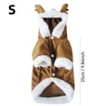 thumbnail image 2 of ERK Christmas Decorations Winter Coat | Design Warm Coat Is Suitable For Small Medium And Large And Cats | Thick Velvet Autumn And Winter | Multiple Sizes To Choose, 2 of 5
