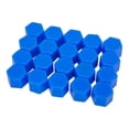thumbnail image 1 of Youkk 20 Pièces/ensemble Roue Roue Moyeu Bouchon Décoratif Amovible Remplacement 16mm Hexagonal Universel Pneu Vis Garde Bleu, 1 of 1