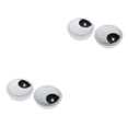 thumbnail image 3 of Guardoinrt 2Pcs 60mm Desk Table Grommet Cable Port Wire Hole Cover Efficient Cable Management Silver 2Set, 3 of 6