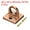 Copper, variant on Uxcell Pad Eye Plate U Hooks Metal Ceiling Hook Wall Mount Loop with Screws Hardware Ring Hooks Bright Golden 2 Pack