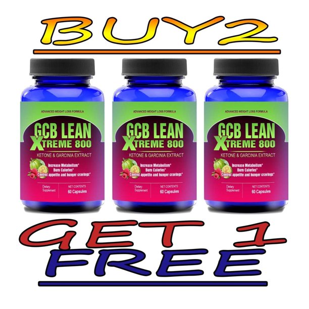 GCB Lean Extreme with Raspberry Ketones and Garcinia Extract (buy 2 get