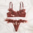 thumbnail image 2 of Gibobby Sujetador De Encaje Para Mujer Lencería sexy babydoll para mujer, camisón halter, babydoll para mujer, lencería sexy para sexo(Rojo, X-CH), 2 of 5