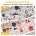thumbnail image 4 of GALASALA 39 Organizadores de Cajones De Pl&aacute;Stico Transparente, Separadores de Cajones de Escritorio, Organizador de Maquillaje Cajones, Cajas de Almacenamiento para Joyas (39), 4 of 6