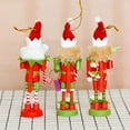 thumbnail image 6 of 3 Pcs Nutcracker Soldier Ornaments - Puppet Soldier Pendants 5.1" Christmas Statue | Christmas Decorations Ornaments | Nutcracker Children's Suitable for Holiday Indoor Party Desktop, 6 of 7
