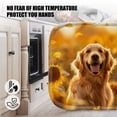 thumbnail image 5 of 4 Pack Pot Holders,Kitchen Essential, Potholder Set,Golden Retriever Smiling In A Sunflower Field, 5 of 6