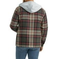 thumbnail image 4 of Wrangler® Men's and Big Men's Heavyweight Hooded Shirt Jacket, Sizes S-5XL, 4 of 6