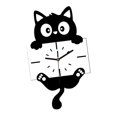 thumbnail image 4 of Reloj de Pared con Forma de Gato, Adorno con Temática Animal, Silencioso, Ideal para Cafeterías Y Salas de Estar. Regalo Perfecto., 4 of 9
