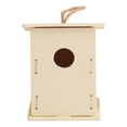 thumbnail image 1 of Caja de madera para comedero de pájaros Wosthever Accesorio para manualidades sin terminar, 1 of 6