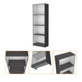thumbnail image 4 of 4-Tier Tall Bookcases 71.1" Freestanding Storage Living Shelves Bookcase, 4 of 6