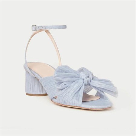 

2022 Summer Brand Luxury Designer High Quality Open Peep Toe Bowknot High Heels Party Dress Wedding Women Sandals