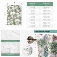 thumbnail image 6 of Summer Botanical Balloon Curtains 63 Inch Length for Living Room/Bedroom, Farmhouse Retro Garden Plants Watercolor Rod Pocket Privacy Door Curtains Decorative Tie Up Shade for Window 52"x63", 6 of 8