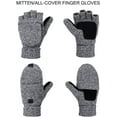 thumbnail image 3 of Winter Gloves Warm Wool Mittens With Mitten Cover, 3 of 8