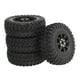 thumbnail image 1 of 4 piezas de neumáticos para coche RC, resistentes y de alto rendimiento, accesorios para coche RC, repuesto de actualización Negro, 1 of 8