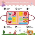 thumbnail image 1 of Juguetes Montessori para niños pequeños, tablero sensorial, actividades preescolares, juguetes educativos para niños pequeños, viajes, regalos para niños y niñas de 3 años o más., 1 of 8