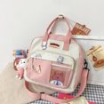 thumbnail image 1 of Bolsa Mochila Kawaii Estudiantes japoneses Mochila Hit Color Girl de mensajero de viaje JShteea Para Estrenar, 1 of 9