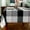 Couleur Grise, variante sur Nappe Citron Jaune 60 Pouces Ronde Aquarelle Fleurs d'Été Feuille Couverture de Table, Tissu Polyester, Idéale pour Cuisine Salle à Manger Pique-Nique Fête Été Extérieur
