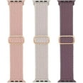 thumbnail image 2 of Recoppa Stretchy Nylon Solo Loop Compatible with Apple Watch Band 38mm 40mm 41mm 42mm 44mm 45mm for Women Men, Adjustable Sport Elastic Wristbands Braided Straps for iWatch Series 7/6/5/4/3/2/1/SE, 2 of 5