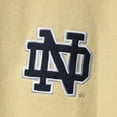 thumbnail image 3 of Men's Colosseum Gold Notre Dame Fighting Irish Tortugas Logo Quarter-Zip Jacket, 3 of 4