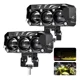 thumbnail image 1 of 2 Pzs Faros Auxiliares Doble Color Led 70w Para Auto Moto, 1 of 7