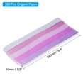 thumbnail image 2 of Uxcell 9.8x1/2" Origami Star Paper, 520Pcs Star Paper Strip, Glitters Gradient Purple, 2 of 5