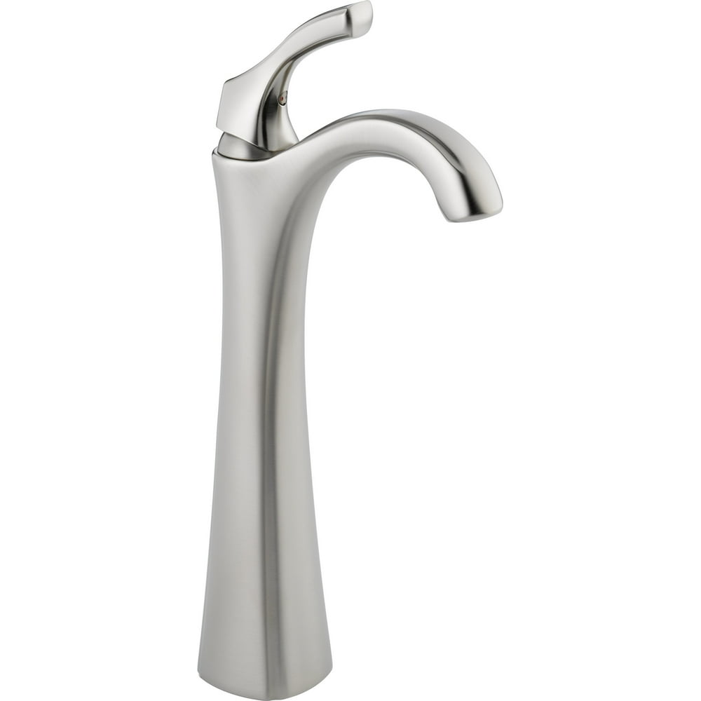 Delta Addison Single Handle Vessel Bathroom Faucet, Stainless