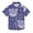 Happy Bear Face, variant on Small Short Sleeve Button Down Shirts Cartoon Bear Face Casual Shirt 3-10 Years