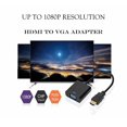 thumbnail image 3 of HDMI to VGA with Audio Adapter, Gold-Plated 1080P Active HDMI to VGA Adapter Video Converter Male to Female with Micro USB and 3.5mm Audio Port Cable for PC/Laptop/DVD, 3 of 7