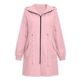 thumbnail image 7 of yillto Plus Size Jackets for Women Windbreaker Jacket Waterproof Windproof Outdoor Hiking Windbreakers, 7 of 7