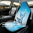 thumbnail image 4 of Yuyamidu Blue Butterfly Car Front Seat Covers Set of 2 Fashion Vehicle Seat Protective Covers for Cars Sedan SUV Automobile Interior Sets, 4 of 7