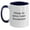 White/Navy, variant on Funny groundskeeper Gifts from Men, Unique Valentine's Unique Gifts for groundskeeper, Two Tone Coffee Mug