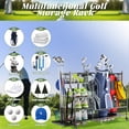 thumbnail image 5 of Golf Bag Storage Garage Organizer,Golf Club Bag Storage Rack for Garage, Extra Storage Rack for Golf Clubs,Golf Bag Organizer Fit for Garage,Shed,Basement, 5 of 8