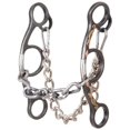 thumbnail image 2 of Classic Equine Barrel Bit Short Shank, Chain (BBIT3SSG30SI), 2 of 4
