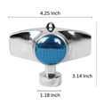 thumbnail image 2 of 360 Degree yard sprinkler for lawn, 2 Pack Circle Pattern Sprinkler with Gentle Water Flow for Small Area Yard Lawn Garden Watering, Coverage Up to 30FT (Blue), 2 of 7