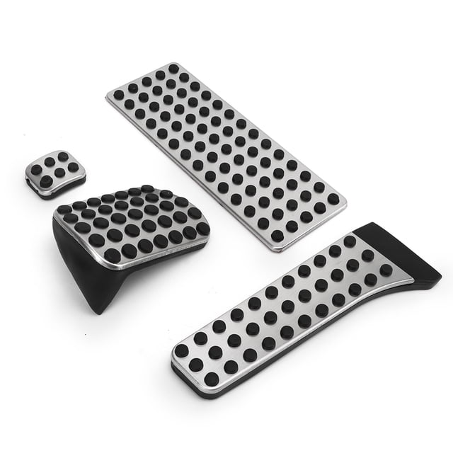 Gas Brake Pads Set, Accelerator Brake Foot Pedal Stainless Steel Fuel Gas Brake Pads Set Replacement forC E S GLC GLK SLK CLS SL Class
