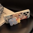 thumbnail image 4 of Cartoon graffiti elephant stand Apple 16 mobile phone case 14 glitter iphone15promax suitable for 11 original 12, 4 of 7