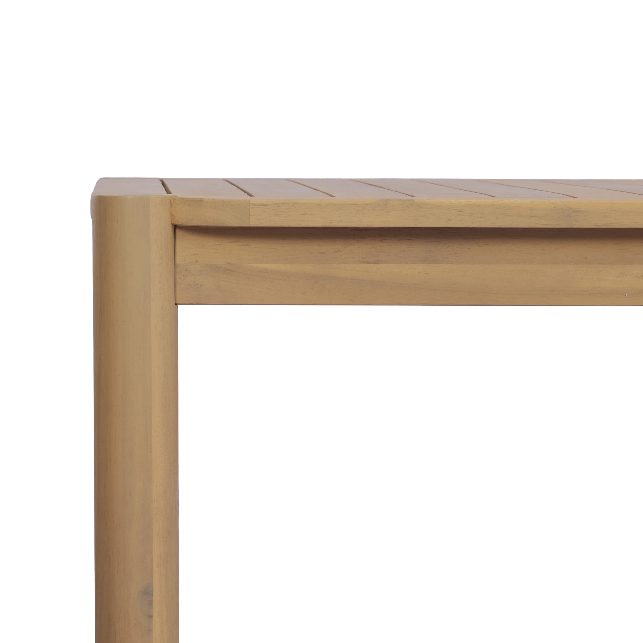 Christopher Knight Home 70.75" Outdoor Patio Acacia Wood Rectangular Dining Table for 4-6, Light Teak