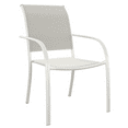thumbnail image 2 of Mainstays Steel Outdoor Stacking Chair, Greige, 2 of 10