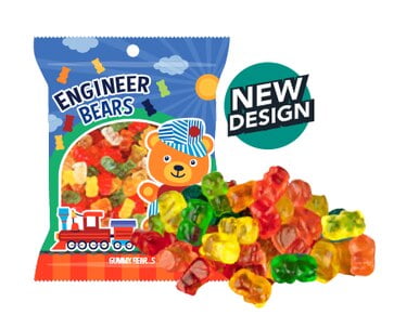 Engineer Gummy Bears Candy Party Favors (5 oz)