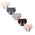 thumbnail image 2 of CCRFTGI 5 Pack Period Underwear for Women High Waisted Soft Leak Proof Underwear for Women Menstrual Postpartum Briefs Period Panties Panties for Women Pack M, 2 of 3