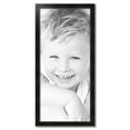thumbnail image 2 of ArtToFrames 18" x 40" Honors Black with Silver Picture Frame, 18x40 inch Black Wood Poster Frame (WOM-5157), 2 of 7