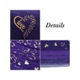 thumbnail image 6 of Girls Dress Purple Velvet Love Heart Crewneck Valentine's Day Holiday 8 Years, 6 of 6
