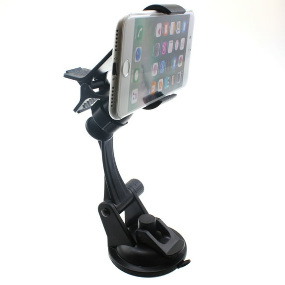 Dash Car Mount for Samsung Galaxy A16 5G - Windshield Holder Cradle Rotating Dock for Galaxy A16 5G