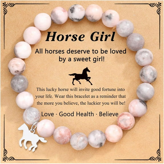 Horse Gifts for Girls Horse Bracelets Birthday Christmas Gifts for Girls Horse Lover Women Daughter Granddaughter Niece