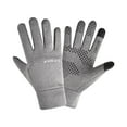 thumbnail image 2 of Mitones Hombres Guantes de Invierno Pantalla Táctil Guantes Térmicos Resistentes al Agua Guantes de Ciclismo para Acampar Trabajo Senderismo Motocicle completo gris, 2 of 7