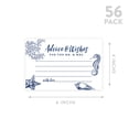 thumbnail image 5 of Koyal Wholesale Nautical Sea Life Wedding Advice & Well Wishes Guest Book Cards for Bride and Groom, 56 Pack, 5 of 5