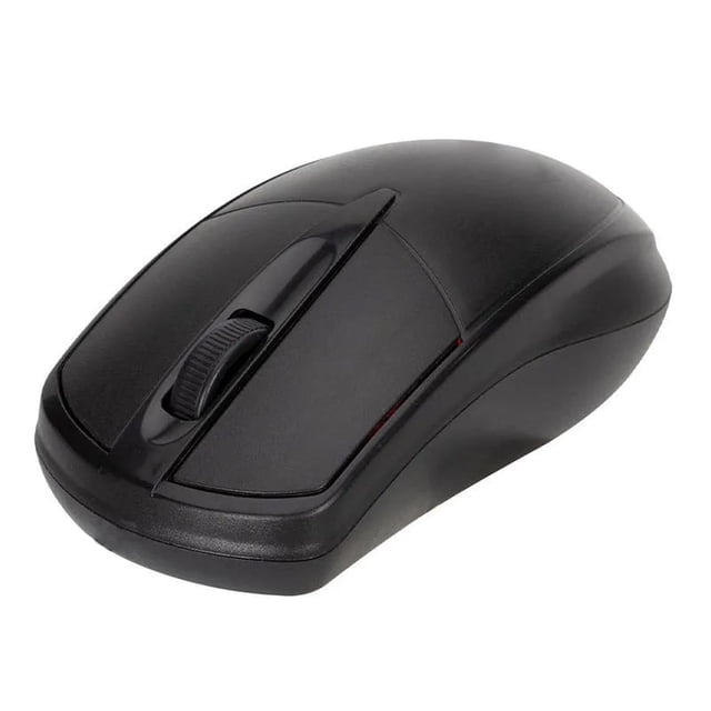 Mouse alámbrico Westminster MO-048 conexión cable USB, 1000 dpi, 3 botones, negro