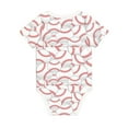 thumbnail image 2 of Rocae Baseballs for Baby Climbing Clothes Soft Baby Romper for Active Infants Comfortable and Breathable Crawling Jumpsuit Unisex Baby Outfit 12 Months, 2 of 8